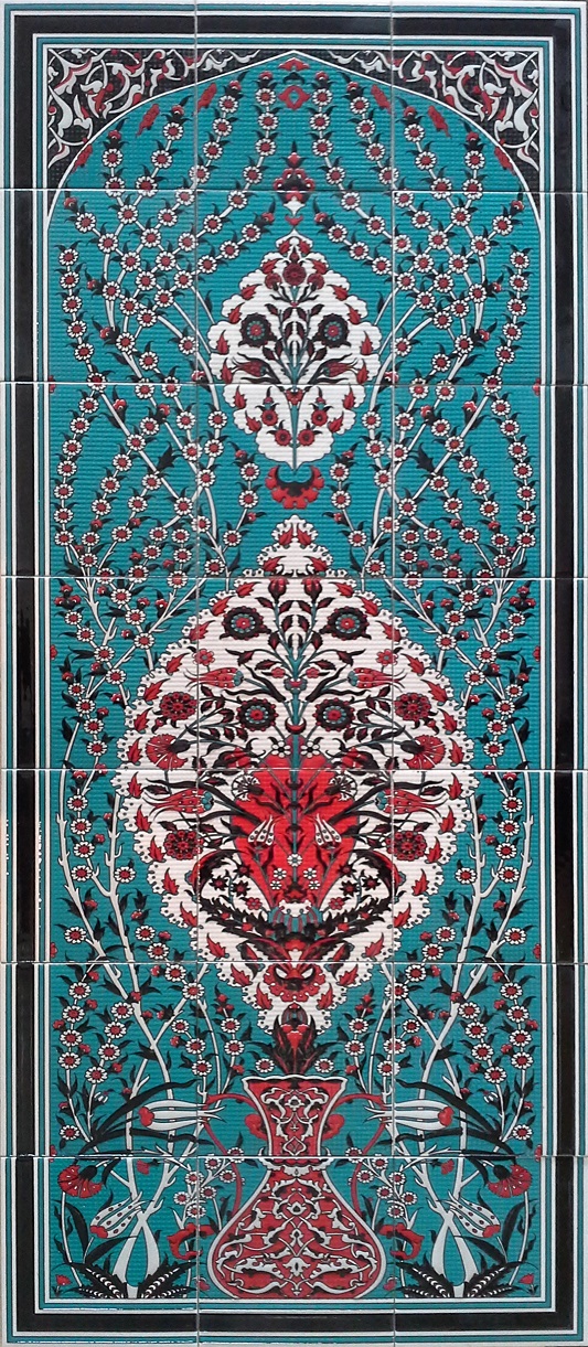 60X140 cm Çini Pano-2